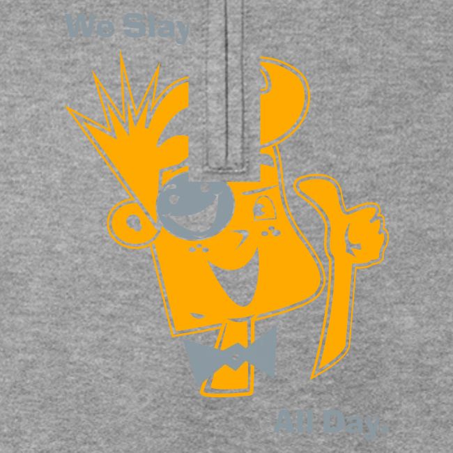 We Slay All Day Shiny Shirt Metallic Silver & Gold