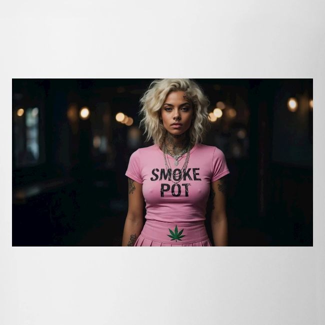 **Smoke Pot Pink Rebel Tee**