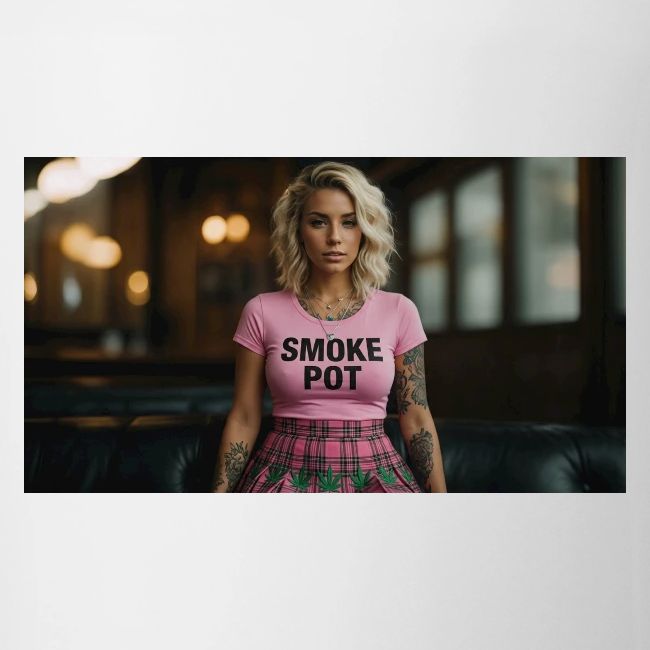 **Smoke Pot Pink Rebel Tee**
