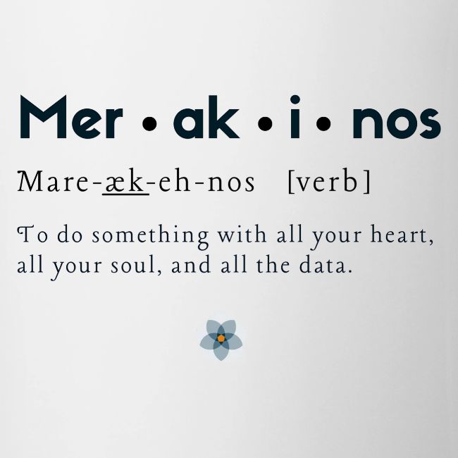 Merakinos definition with logo