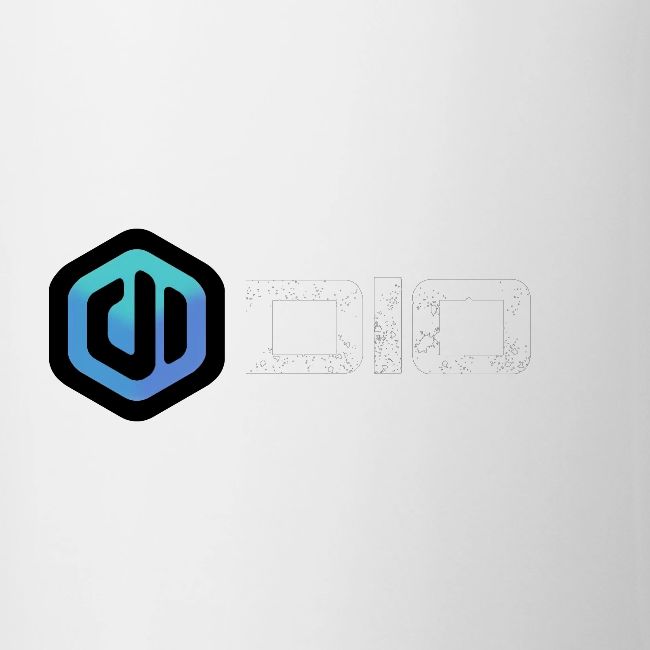 DIO logo with text horizontal transparent