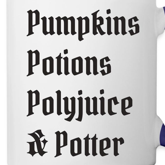 Pumpkins Potions Polyjuice & Potter