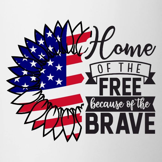 Home the free because of the brave