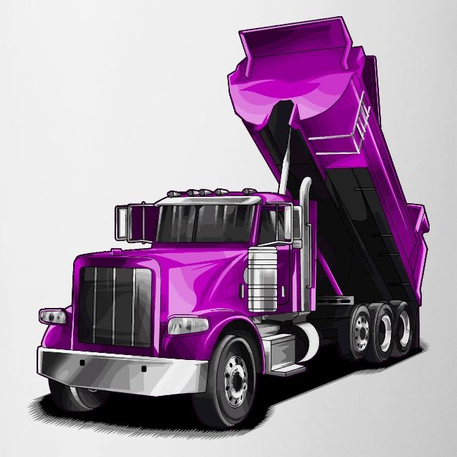 Dump Truck Purple