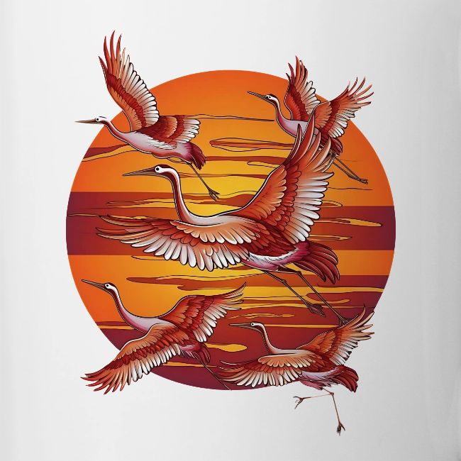 Japanese Cranes Migrating: Travel & Journey