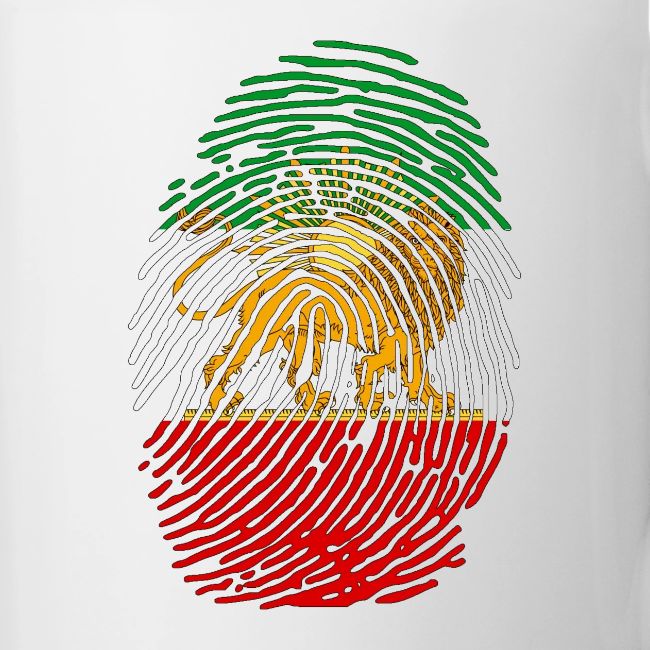 Iranian Finger Print Flag