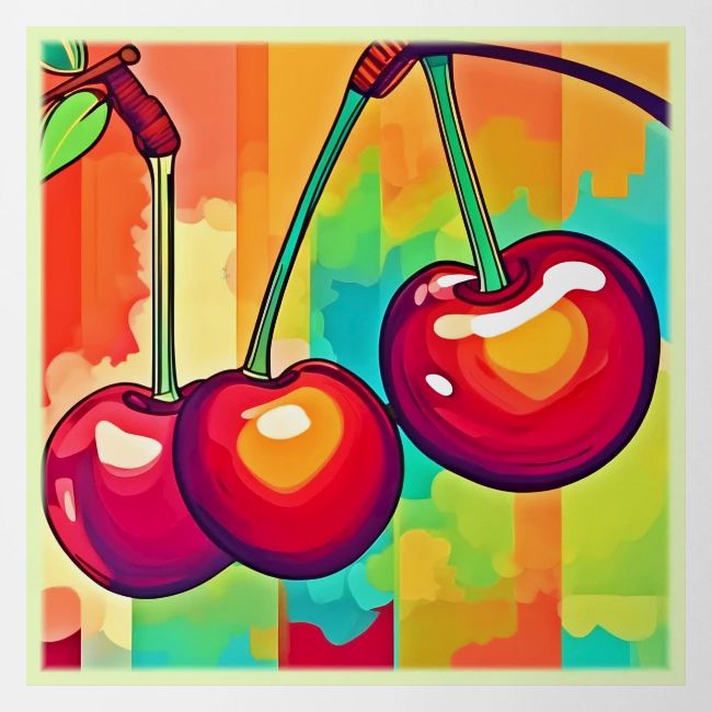Vibrant Cherry Art