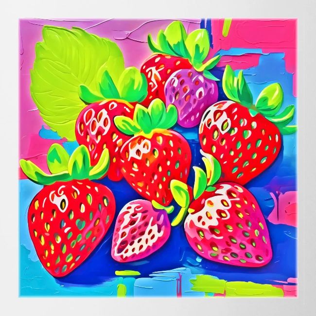 Pop Art Strawberries