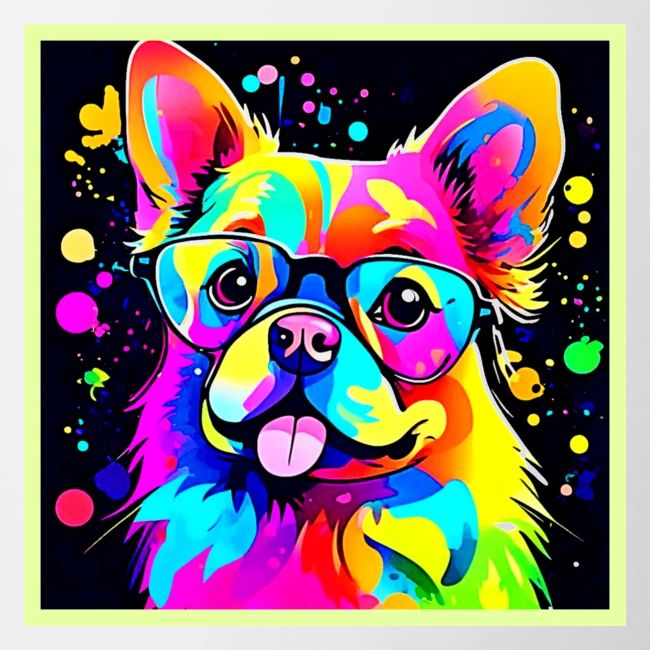 Vivid Canine Vibes Design