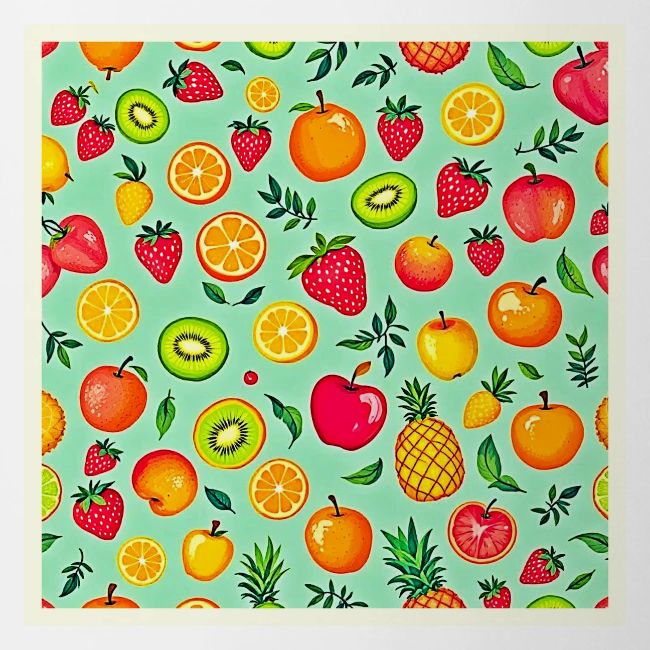 Summer Fruit Seamless Design