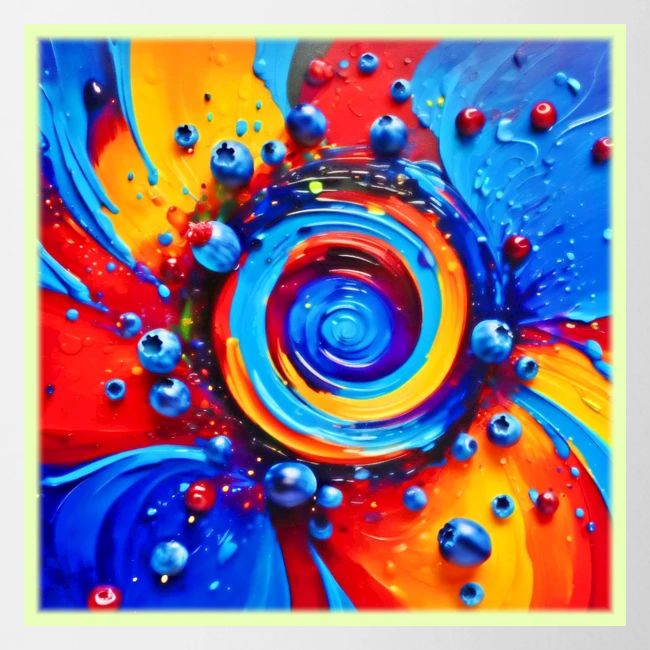 Vibrant Berry Vortex