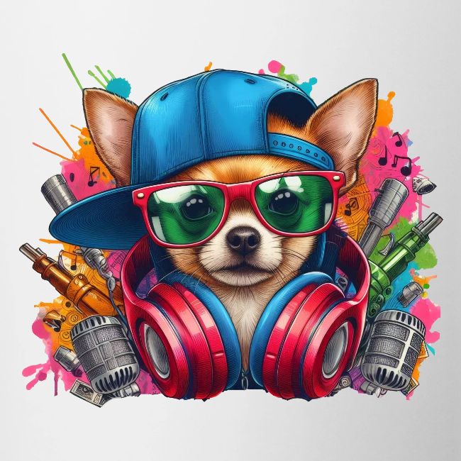 CHIHUAHUA WEARING SUNGLASSES