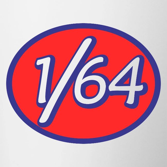 One Sixty Four -- vintage auto inspired oval
