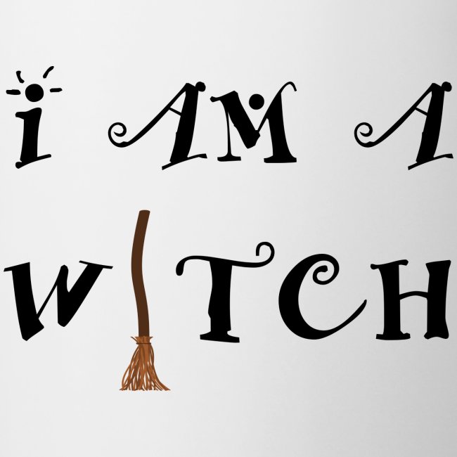 I Am A Witch Word Art
