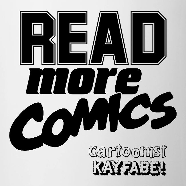 Read More Comics (Black ink)