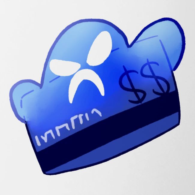 SquidHominid Haunted Credit Card emote
