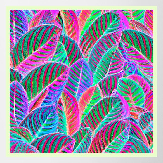 Vivid Leaf Pattern Design