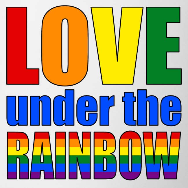 Somewhere under the rainbow... Celebrate Love!