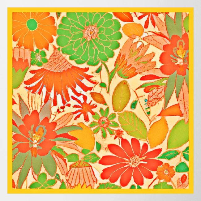 Vibrant Blossom Elegance Pattern