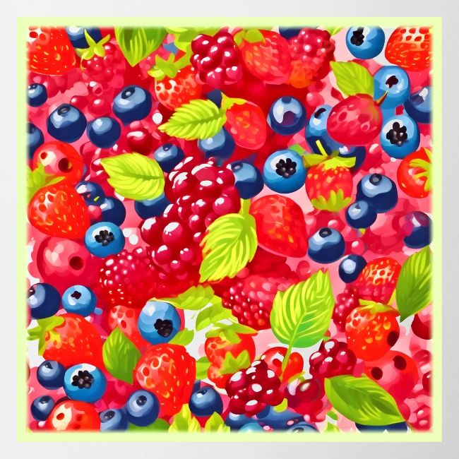 Colorful Berry Pattern