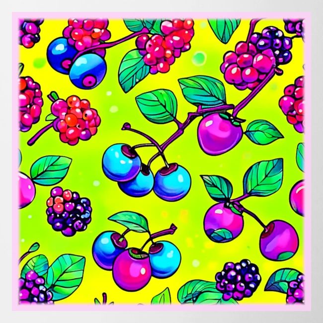 Bright Berry Fruit Pattern