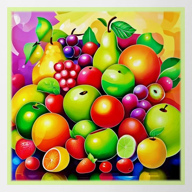 Vibrant Fruit Medley Art