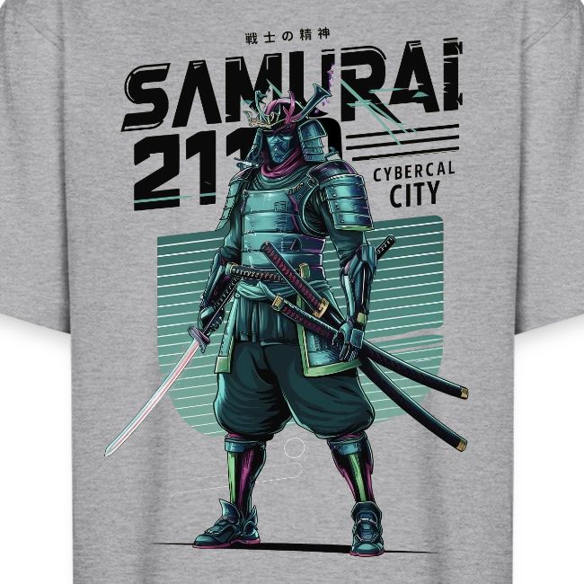 Cyber Samurai 2110: Glowing Katana Warrior