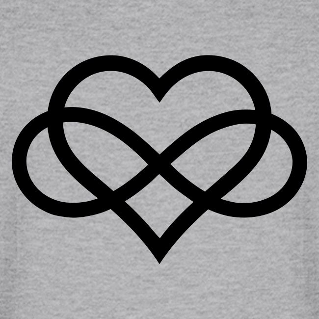 Infinity Heart (black)
