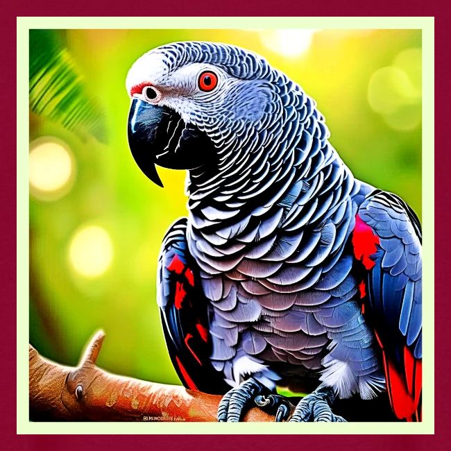 Talking African Grey Parrot