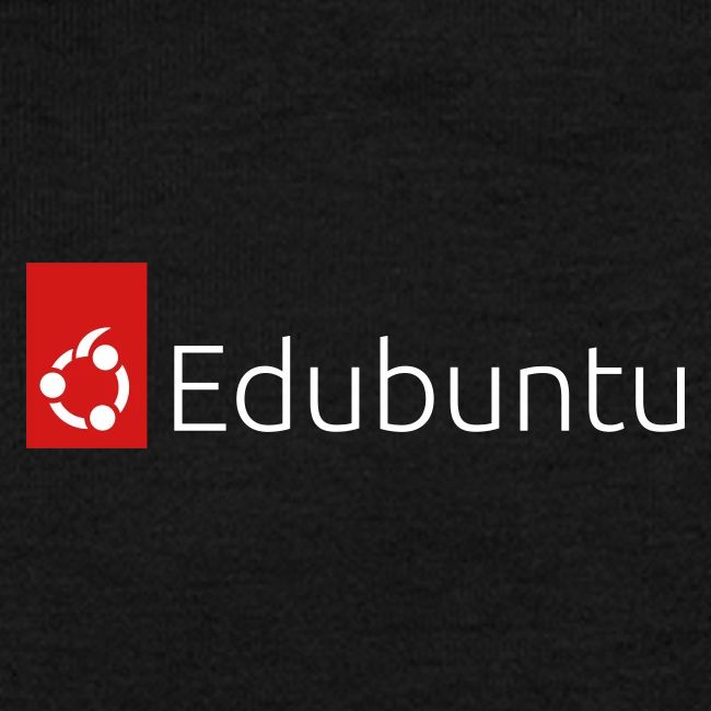 Edubuntu Logo 2023 - White