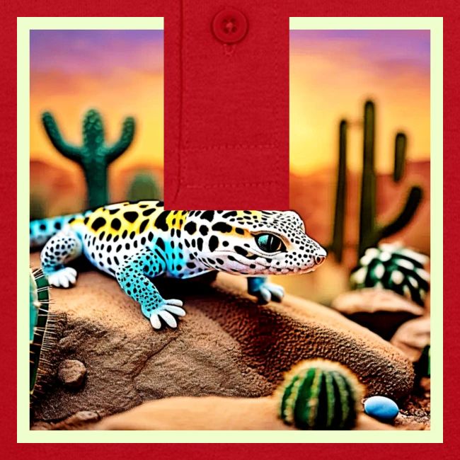 Colorful Gecko Rocks Design