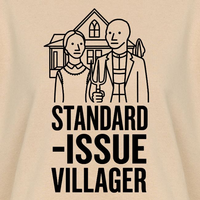 Standard-Issue Villagers (Black on Light)
