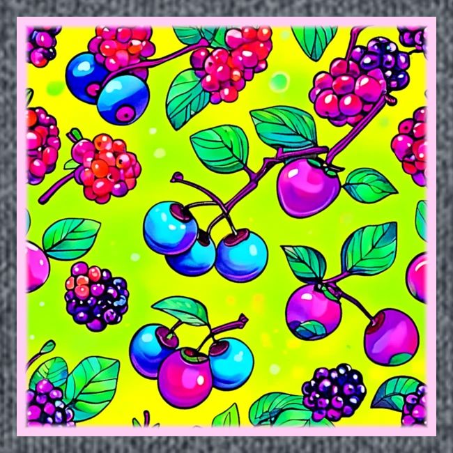 Bright Berry Fruit Pattern
