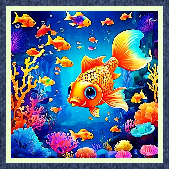 Vibrant Underwater Fish World Design