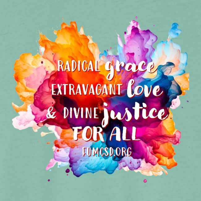 Grace Love Justice Color Splash