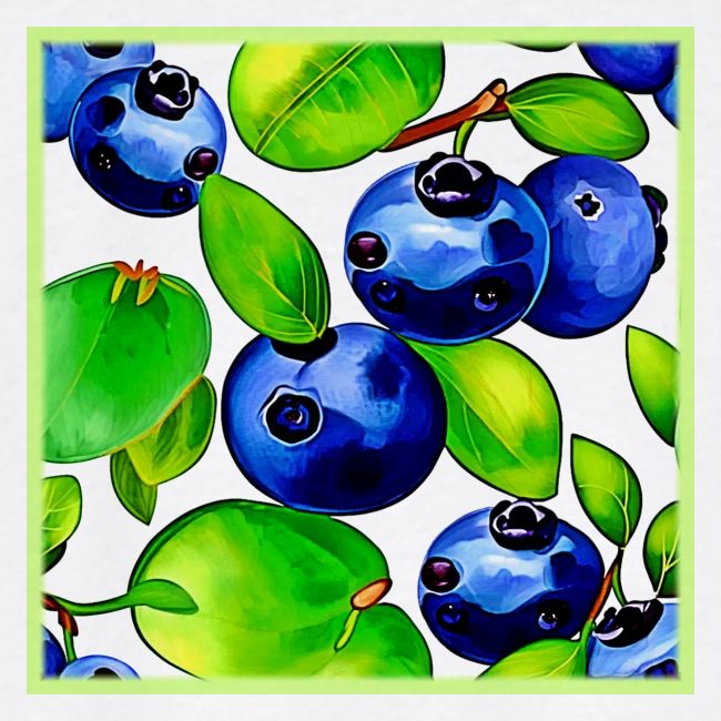 Fresh Blueberry Art