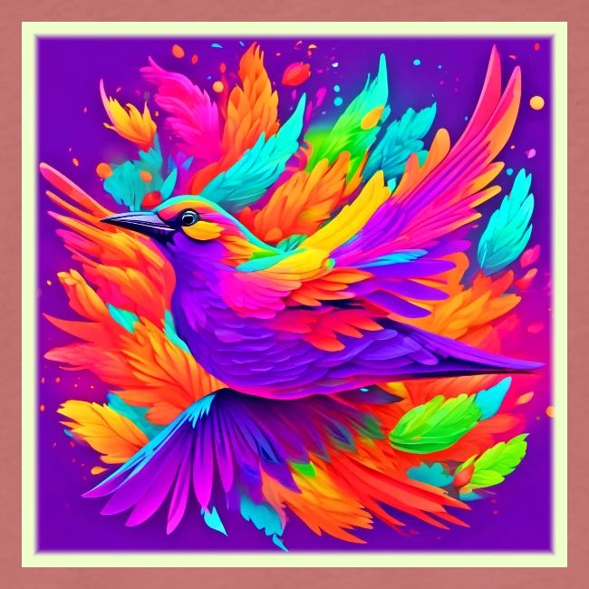 Colorful Bird Art