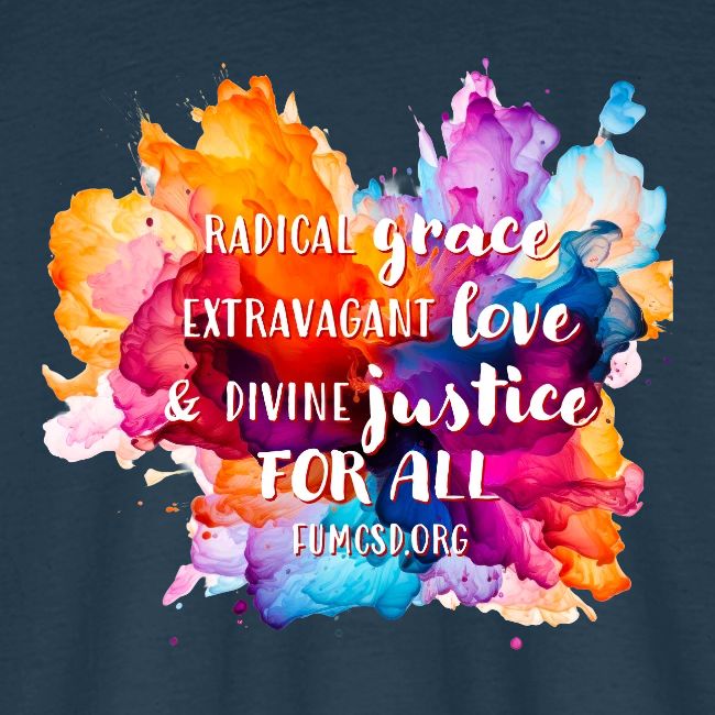 Grace Love Justice Color Splash