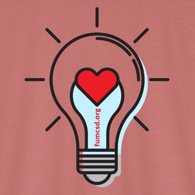 FUMCSD Heart Light Bulb