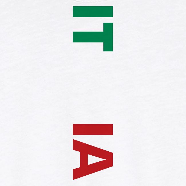 ITALIA green, white, red