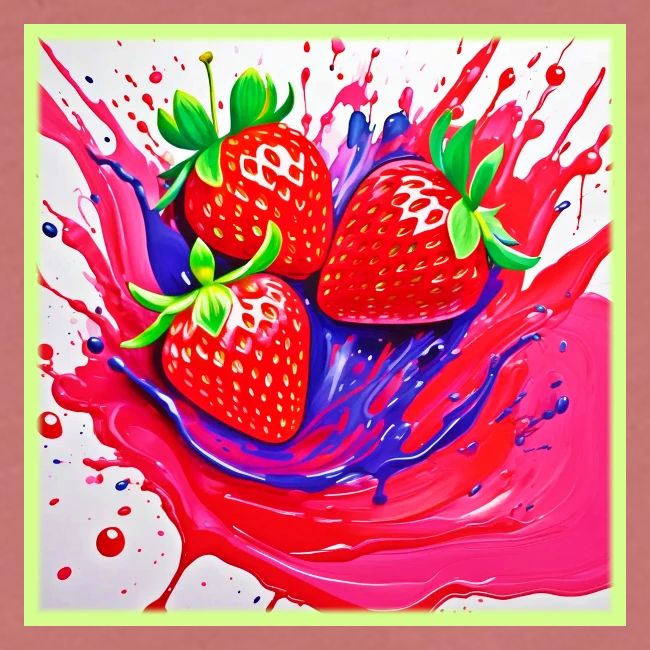 Vibrant Strawberry Splash