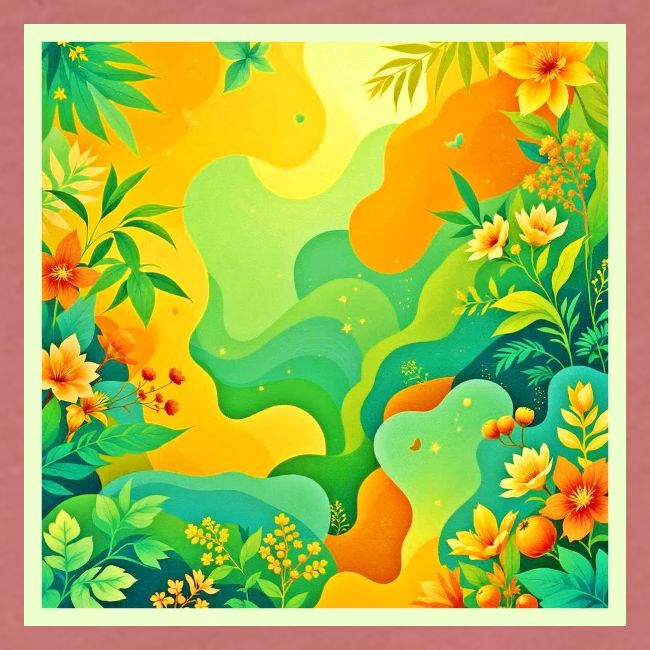 Tropical Foliage Abstract
