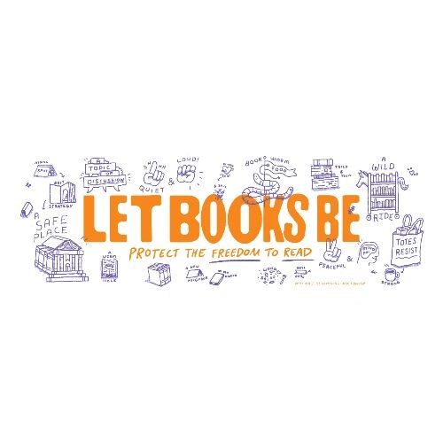 Let Books Be by Mikey Burton - 40 oz Travel Tumbler