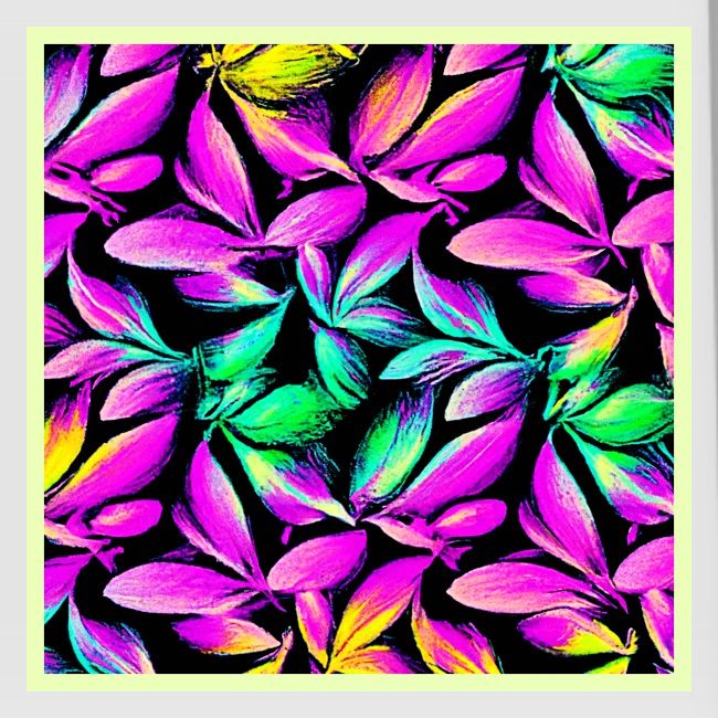 Vibrant Floral Repeat Design