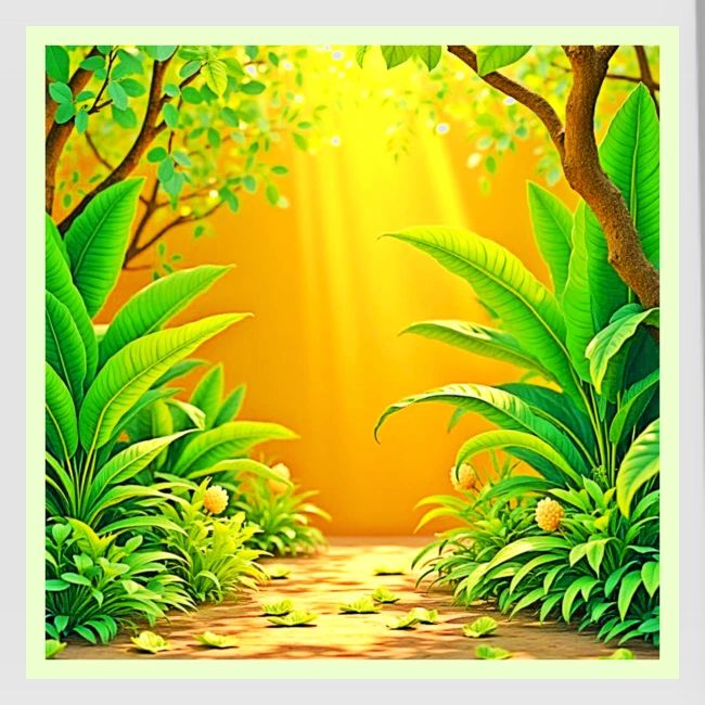 Sunny Nature Path Art