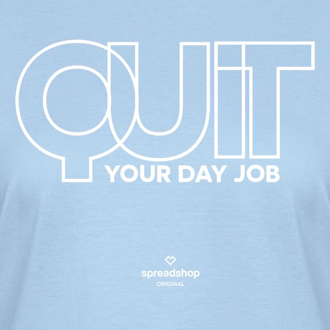Quit in white