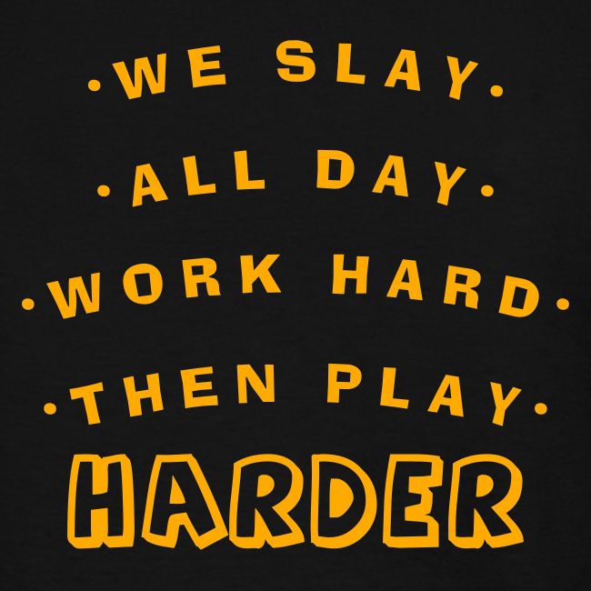 We Slay All Day Shiny Shirt Metallic Silver & Gold