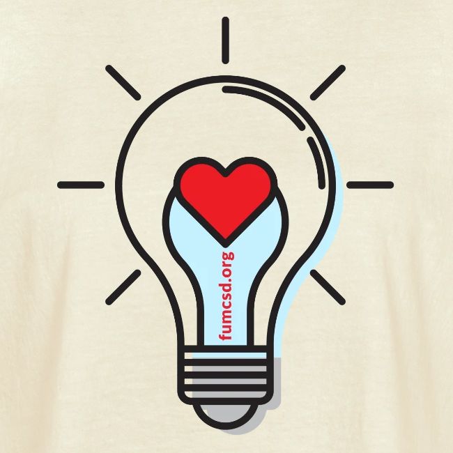 FUMCSD Heart Light Bulb