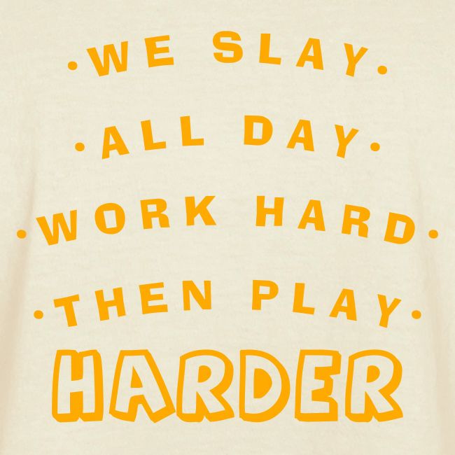 We Slay All Day Shiny Shirt Metallic Silver & Gold