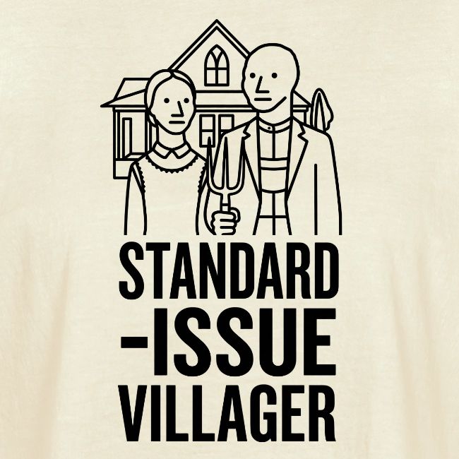 Standard-Issue Villagers (Black on Light)